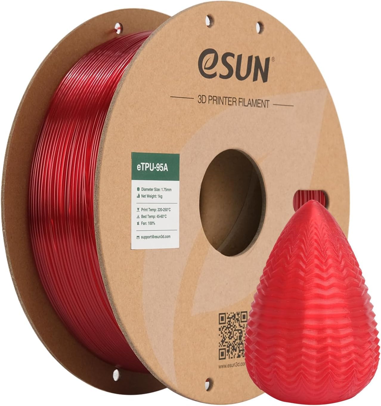 eSUN Flexible TPU 3Dプリンターフィラメント TPU 95A Amazon.co.jp: eSUN Flexible TPU 3Dプリンターフィラメント TPU 95A